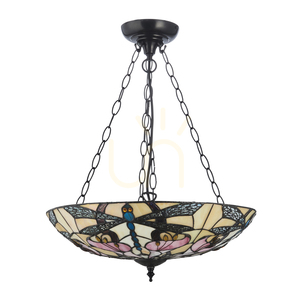 Ashton Tiffany flerfärgad taklampa 111869 Interiors small 1