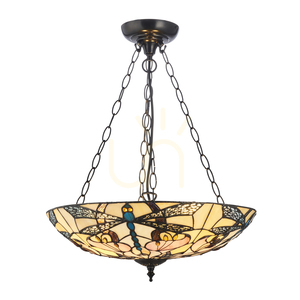 Ashton Tiffany flerfärgad taklampa 111869 Interiors small 0