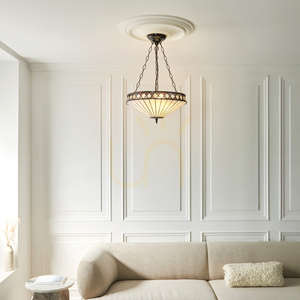 Taklampa Interiors Fargo Tiffany flerfärgad 111870 small 1