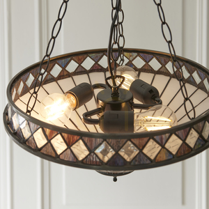 Taklampa Interiors Fargo Tiffany flerfärgad 111870 small 4