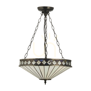 Taklampa Interiors Fargo Tiffany flerfärgad 111870 small 6