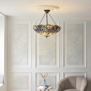 Tiffany taklampa Interiors Sullivan flerfärgad 111887 small 2