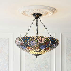 Tiffany taklampa Interiors Sullivan flerfärgad 111887 small 4