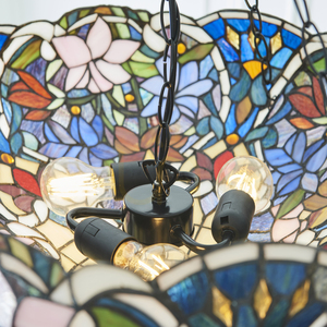 Tiffany taklampa Interiors Sullivan flerfärgad 111887 small 7