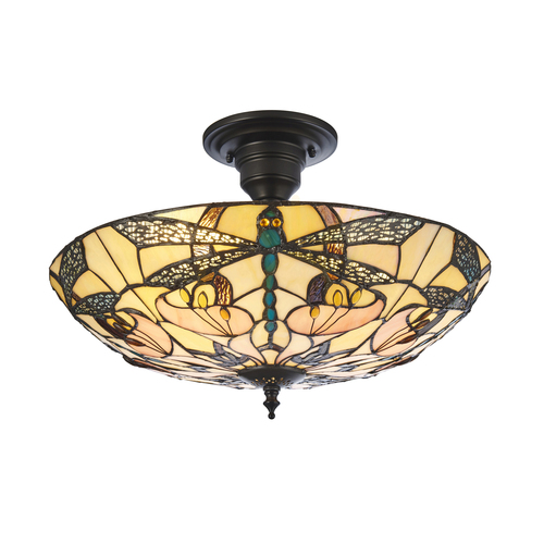Kontrollera Ashton Tiffany taklampa i flera färger 111892 Interiors.