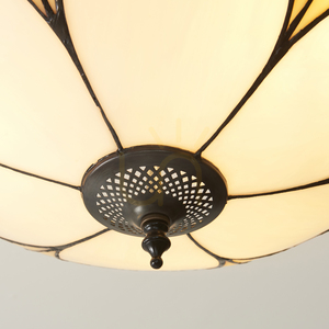 Taklampa Interiors Ingram Tiffany flerfärgad 3-ljus E27 45 cm 111907 small 5
