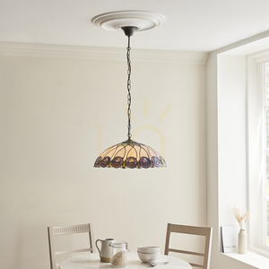 Hutchinson Tiffany taklampa Multicolor 111985 Interiors. small 2