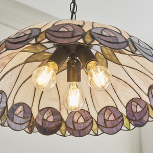 Hutchinson Tiffany taklampa Multicolor 111985 Interiors. small 6
