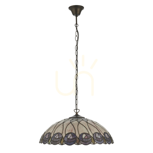 Hutchinson Tiffany taklampa Multicolor 111985 Interiors. small 8
