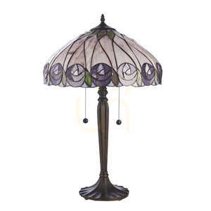 Bordslampa Interiors Hutchinson Tiffany flerfärgad 40 cm 112184 small 6