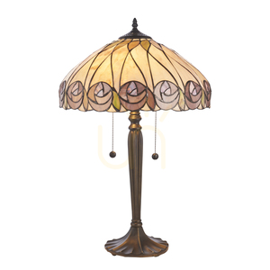 Bordslampa Interiors Hutchinson Tiffany flerfärgad 40 cm 112184 small 0