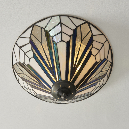 Kontrollera Plafond Interiors Astoria Tiffany flerfärgad 40 cm 112191