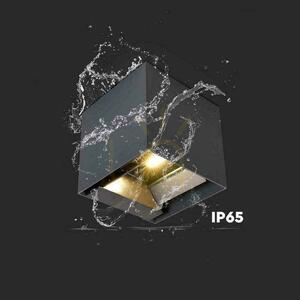 V-TAC 9 W LED COB solcellsdriven vägglampa, justerbar, svart fyrkantig, 15 x 15 cm, IP65, VT-11109, 4000 K, 860 lm small 10