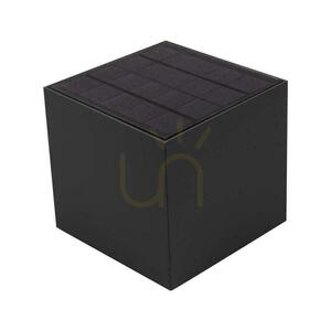 V-TAC 9 W LED COB solcellsdriven vägglampa, justerbar, svart fyrkantig, 15 x 15 cm, IP65, VT-11109, 4000 K, 860 lm small 11