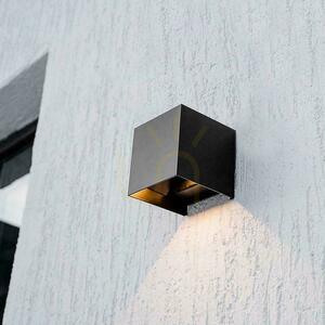 V-TAC 9 W LED COB solcellsdriven vägglampa, justerbar, svart fyrkantig, 15 x 15 cm, IP65, VT-11109, 4000 K, 860 lm small 9