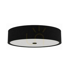 Plafond Zalindro Open Design Highlights vit svart 6 ljuskällor Ø745 mm E27 small 0