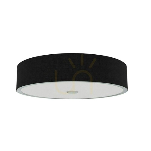 Kontrollera Plafond Zalindro Open Design Highlights vit krom svart 6 ljuspunkter 745 mm E27