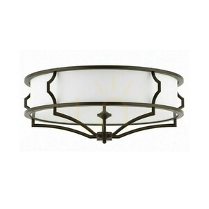 Plafond Open Design Highlights Stesso vit 4-ljus E27 metall tyg 589 mm small 0