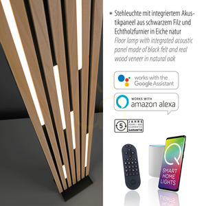 Q-AKUSTIK 822-79 Golvlampa i trä med 1 LED-lampa 4 Q-AKUSTIK 822-79 Golvlampa i trä med 1 LED-lampa small 4