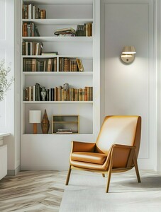 Vägglampa Timo Open Design Highlights vit svart LED 6W 3000K IP20 small 1