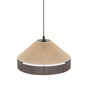 Eliss svart jute-pendellampa 1 Xe27 small 4