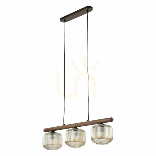 Kontrollera Salvia Brown taklampa, 3 Xe14