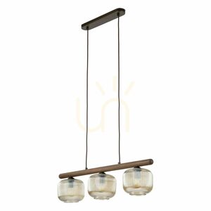 Salvia Brown taklampa, 3 Xe14 small 0
