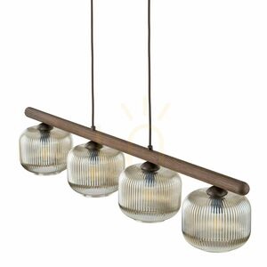 Salvia Brown taklampa, 4 Xe14 small 6