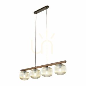 Salvia Brown taklampa, 4 Xe14 small 7