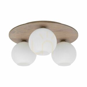 Virlo vit taklampa, 3 Xe14-glödlampor small 3