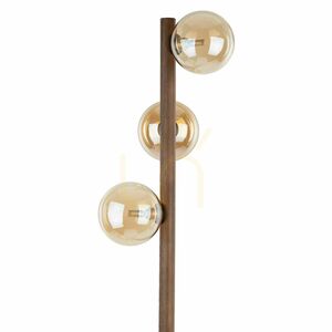 Estera golvlampa i valnötsträ och bärnsten, 3 XG9 small 4