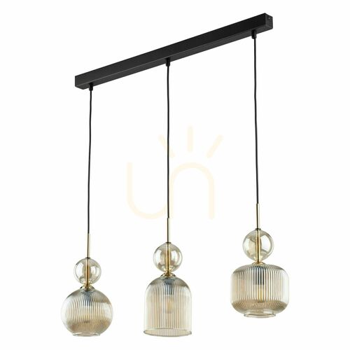 Kontrollera Sophia Cognac taklampa, 3 Xe14