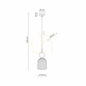 Sophia Green Cognac taklampa 1 Xe14 small 10