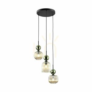 Sophia Green Cognac taklampa, 3 Xe14 small 0