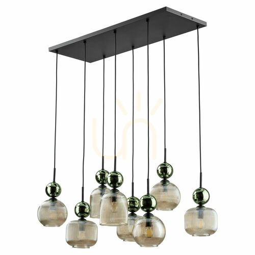 Kontrollera Sophia Green Cognac taklampa 8 Xe14