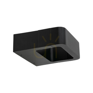 Arius svart vägglampa IP54 small 5