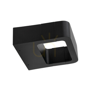 Arius svart vägglampa IP54 small 8