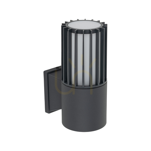Kontrollera Ribo Gray vägglampa IP54 1 XE27