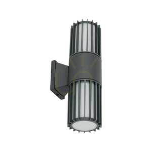 Ribo Gray vägglampa IP54 2 XE27 small 7