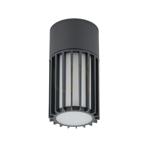 Kontrollera Ribo Gray taklampa IP54 1 XE27
