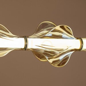 Elva Brass 30 W LED-pendellampa small 4