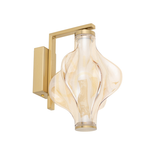 Kontrollera Elva Brass LED-vägglampa 8 W