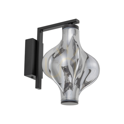Kontrollera Elva Black 8 W LED-vägglampa