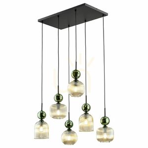 Sophia Green Cognac taklampa, 6 Xe14 small 10