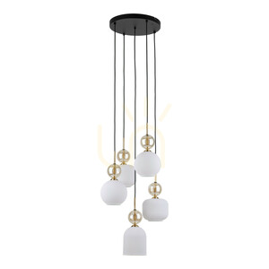 Sophia Cognac White taklampa, 5 Xe14 small 0