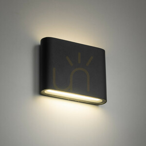 Arwena S Gray vägglampa IP 54 small 1