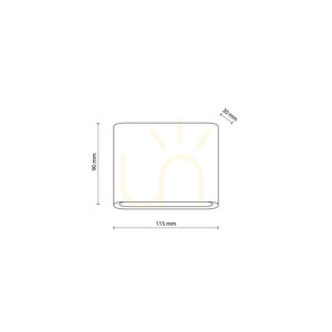 Arwena S Gray vägglampa IP 54 small 4