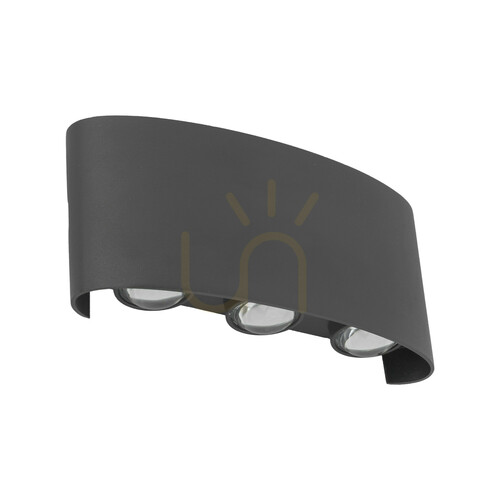 Kontrollera Arrow Gray LED-vägglampa IP 54