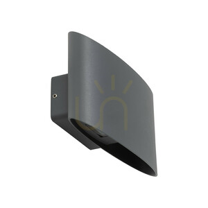 Verto grå vägglampa IP 54 small 4