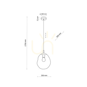 Lava M Sabia taklampa 1 Xe27 small 9